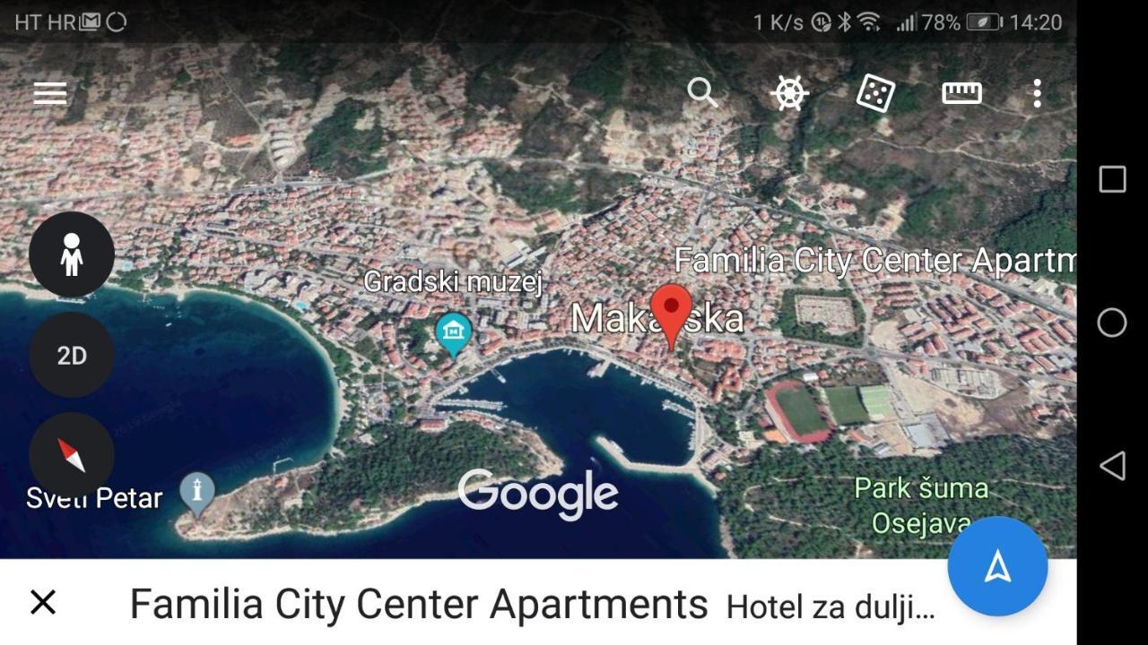 Palladium II City Center Apartments Makarska Bagian luar foto